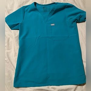 Women's Teal Catarina™ - One-Pocket Scrub Top